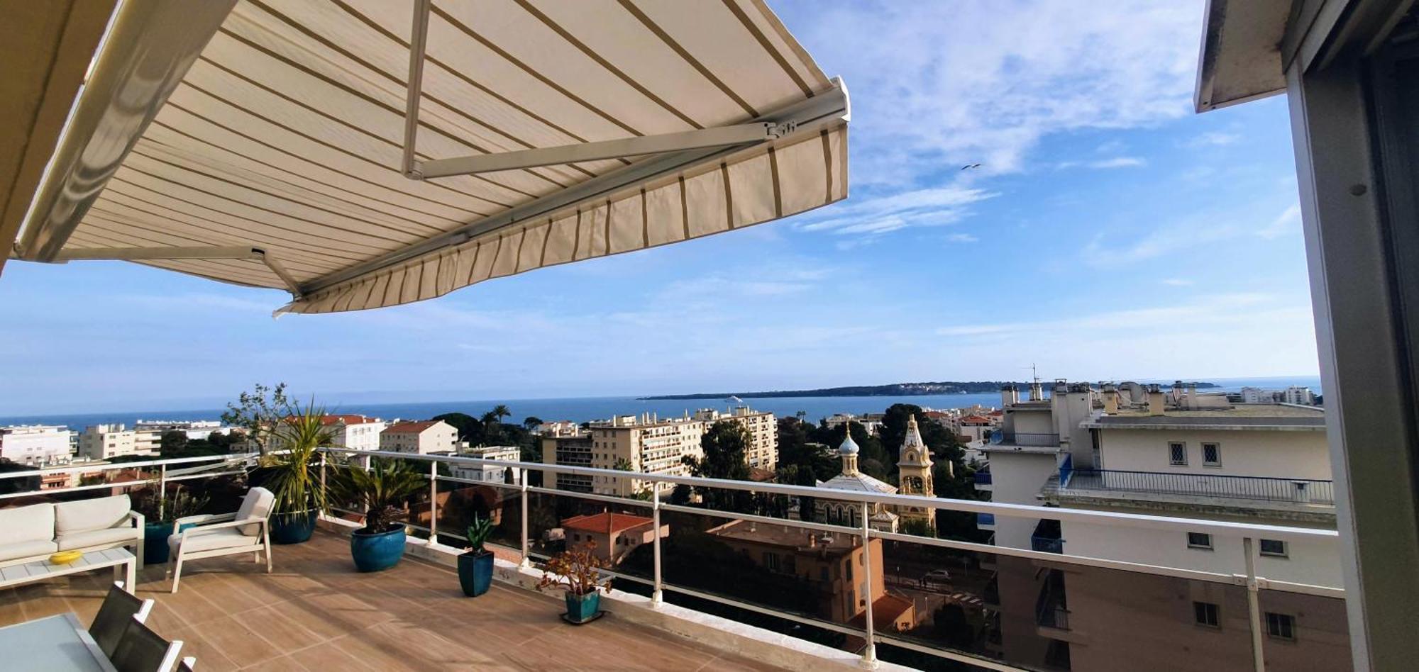 Villa Sur Le Toit - Vue Mer Exceptionnelle Cannes Luaran gambar