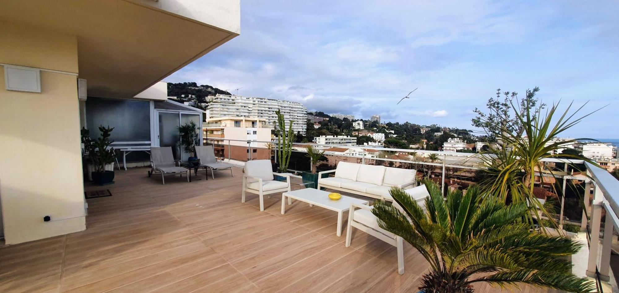 Villa Sur Le Toit - Vue Mer Exceptionnelle Cannes Luaran gambar