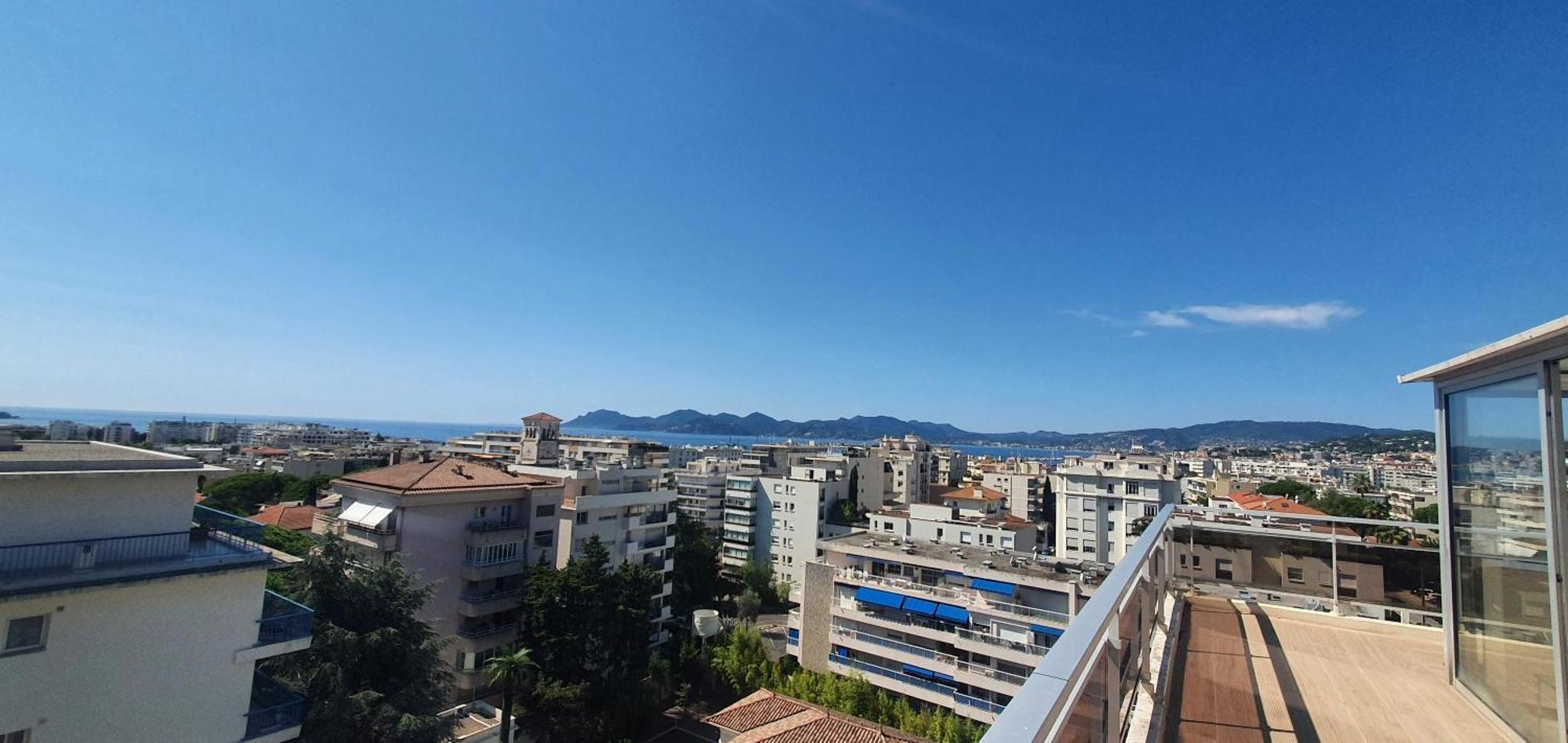 Villa Sur Le Toit - Vue Mer Exceptionnelle Cannes Luaran gambar