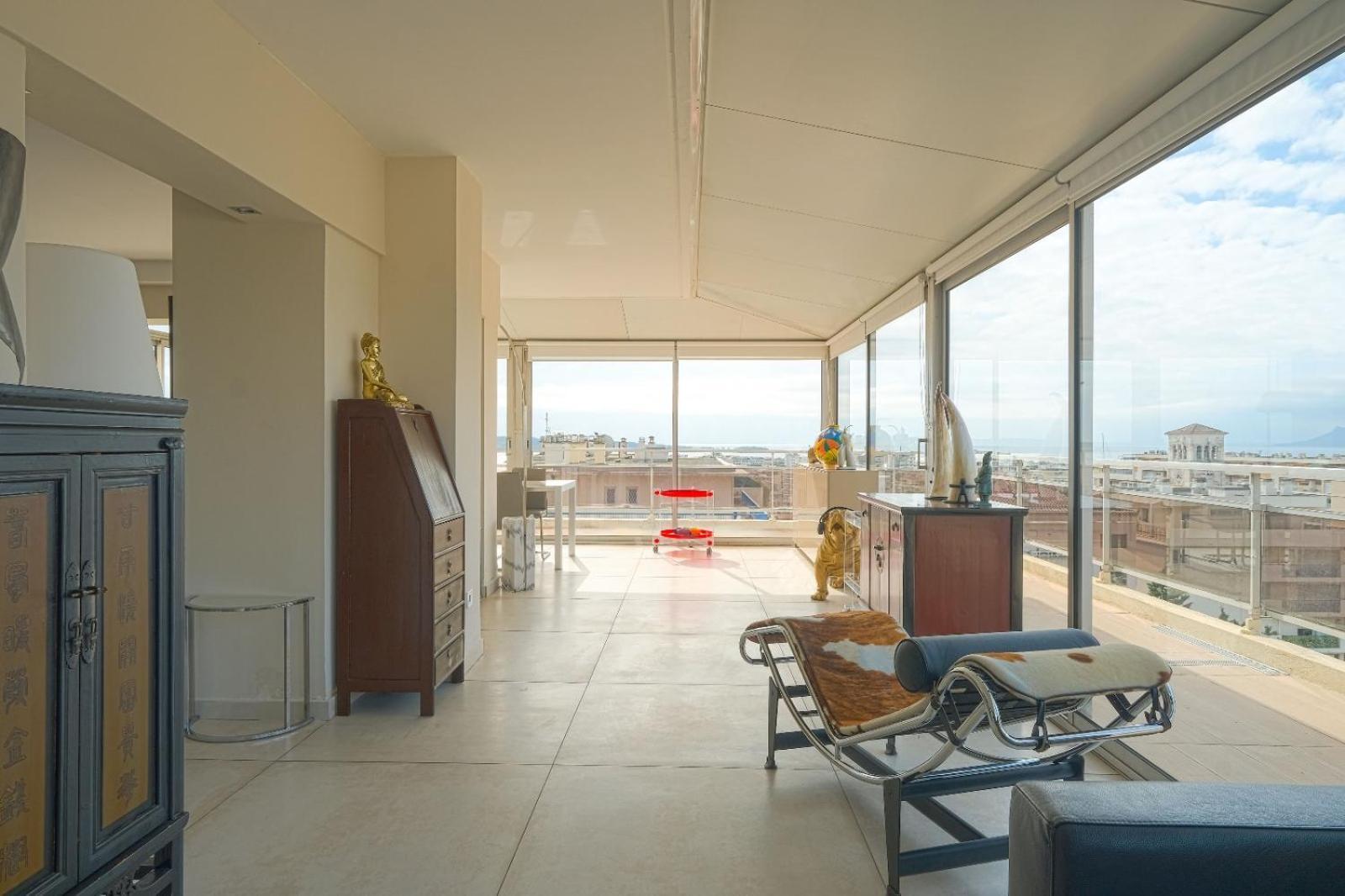 Villa Sur Le Toit - Vue Mer Exceptionnelle Cannes Luaran gambar