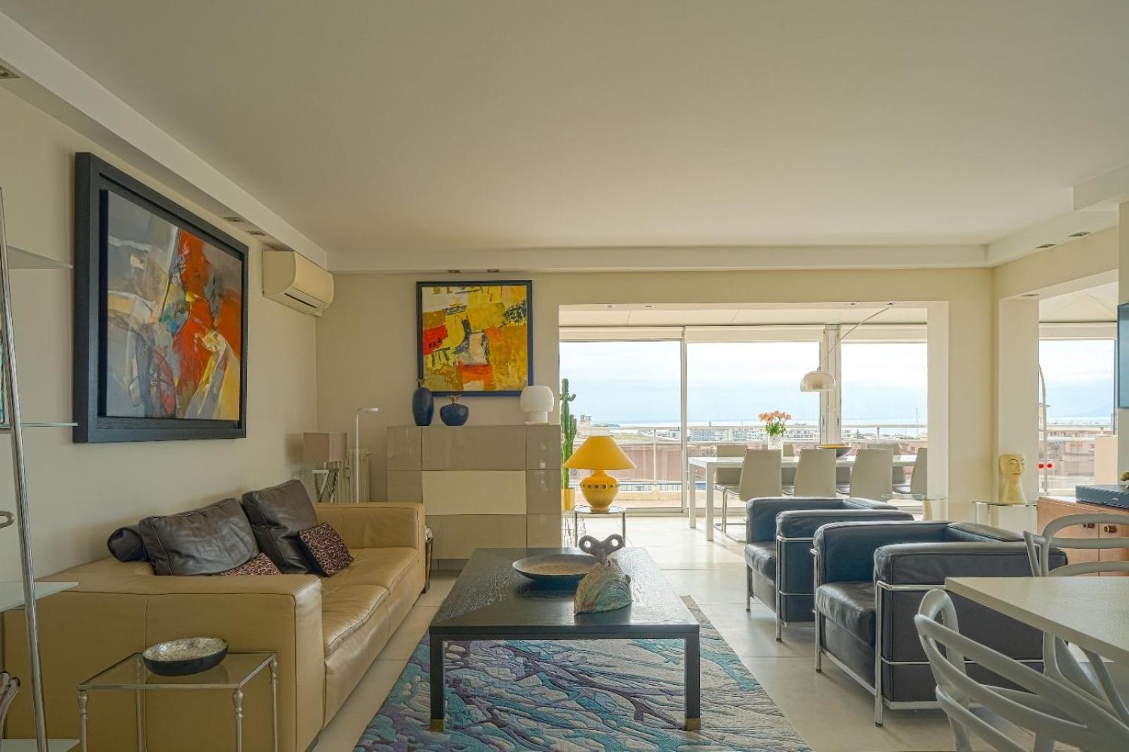 Villa Sur Le Toit - Vue Mer Exceptionnelle Cannes Luaran gambar