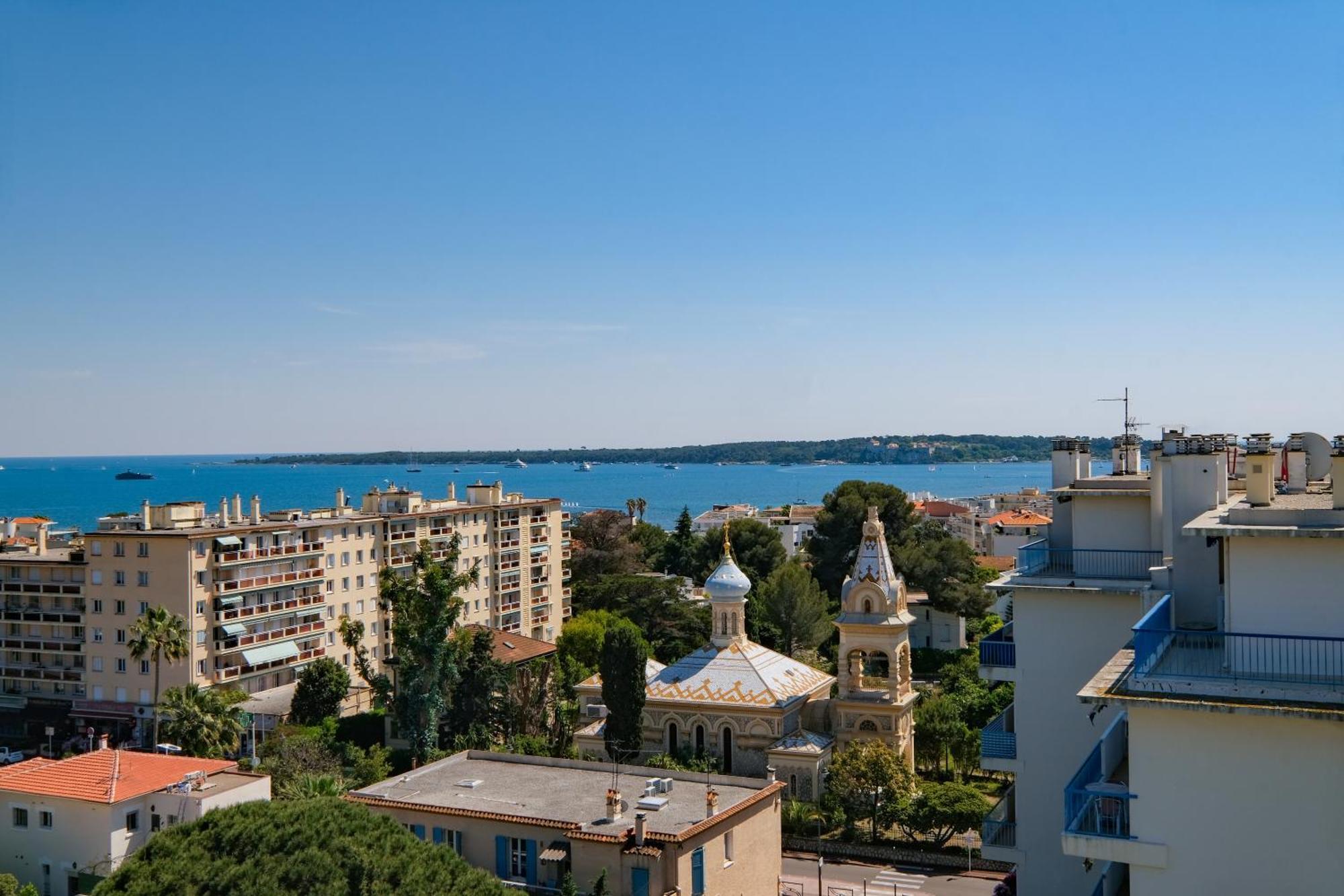 Villa Sur Le Toit - Vue Mer Exceptionnelle Cannes Luaran gambar